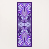 Lila Traum, Abstrakte Fantasie Rainbow Art Yogamatte (Rückseite)