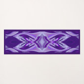 Lila Traum, Abstrakte Fantasie Rainbow Art Yogamatte (Rückseite (Horizontal))