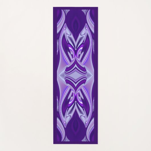 Lila Traum, Abstrakte Fantasie Rainbow Art Yogamatte (Vorderseite)