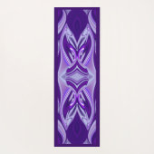 Lila Traum, Abstrakte Fantasie Rainbow Art Yogamatte (Rückseite)