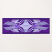 Lila Traum, Abstrakte Fantasie Rainbow Art Yogamatte (Rückseite (Horizontal))