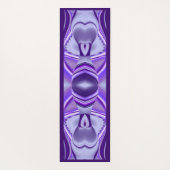 Lila Traum, Abstrakte Fantasie Rainbow Art Yogamatte (Rückseite)