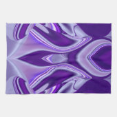 Lila Traum, Abstrakte Fantasy Rainbow Art Geschirrtuch (Horizontal)