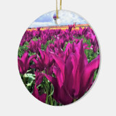 Lila Traum Keramik Ornament (Links)