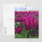 Lila Traum Postkarte (Vorne/Hinten)