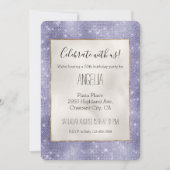 Lila Traum Sparkasse Einladung (Vorderseite)