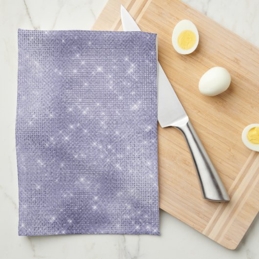 Lila Traum Sparkasse Geschirrtuch (Viertel Falte)