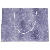 Lila Traum Sparkasse Große Geschenktüte (Vorderseite)