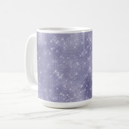 Lila Traum Sparkasse Kaffeetasse (Vorderseite Links)