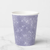 Lila Traum Sparkasse Pappbecher (Rückseite)