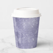 Lila Traum Sparkasse Pappbecher (Links)