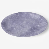 Lila Traum Sparkasse Pappteller (Schrägansicht)