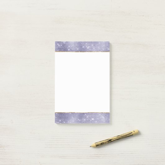 Lila Traum Sparkasse Post-it Klebezettel (Auf Schreibtisch)