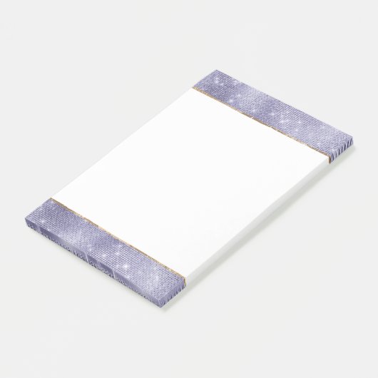 Lila Traum Sparkasse Post-it Klebezettel (angewinkelt)