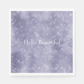 Lila Traum Sparkasse Serviette (Vorderseite)