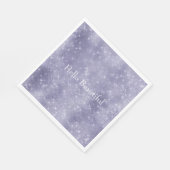 Lila Traum Sparkasse Serviette (Ecke)