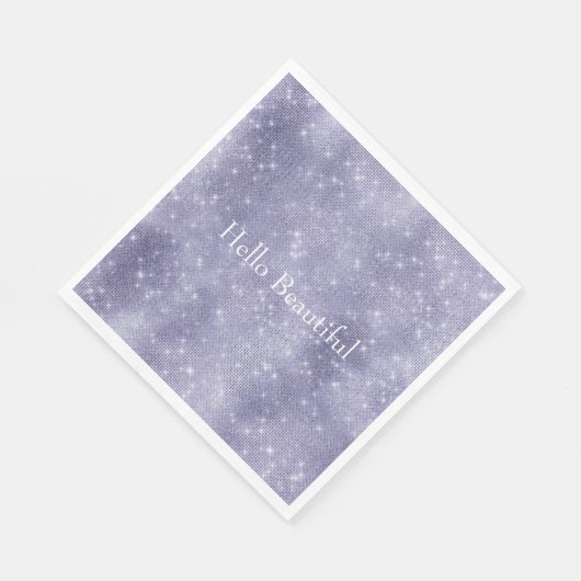 Lila Traum Sparkasse Serviette (Ecke)