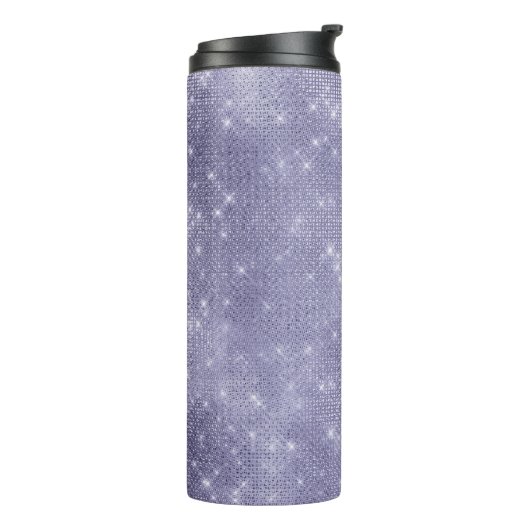 Lila Traum Sparkasse Thermosbecher (Nach links gedreht)