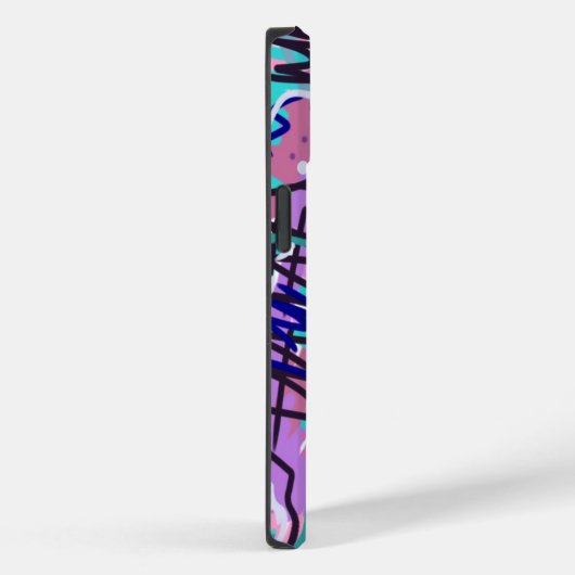 Lila Traumdruck Case-Mate iPhone Hülle (Rückseite / Rechts)