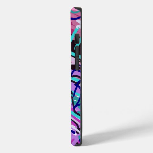 Lila Traumdruck Case-Mate iPhone Hülle (Rückseite / Links)