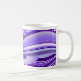 Lila Träume , Abstrakte Fantasie Rainbow Art Kaffeetasse