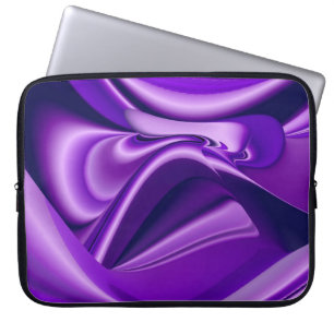 Lila Träume , Abstrakte Fantasie Rainbow Art Laptopschutzhülle