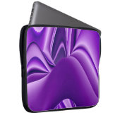 Lila Träume , Abstrakte Fantasie Rainbow Art Laptopschutzhülle (Vorne Rechts)