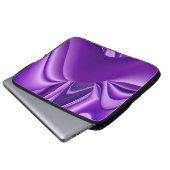 Lila Träume , Abstrakte Fantasie Rainbow Art Laptopschutzhülle (Vorne Knopf)