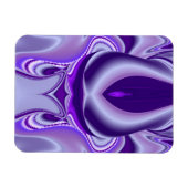 Lila Träume , Abstrakte Fantasie Rainbow Art Magnet (Horizontal)