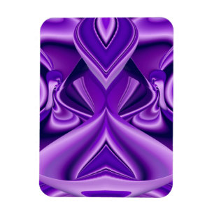 Lila Träume , Abstrakte Fantasie Rainbow Art Magnet