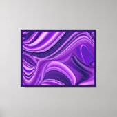 Lila Träume, Abstrakte Fantasy Rainbow Art Leinwanddruck (Vorderseite)