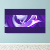 Lila Träume, Abstrakte Fantasy Rainbow Art Leinwanddruck (Insitu (Holzboden))