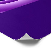 Lila Träume, Abstrakte Fantasy Rainbow Art Poster (Ecke)