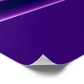 Lila Träume, Abstrakte Fantasy Rainbow Art Poster (Ecke)