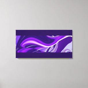 Lila Träume, abstrakte Fantasy-Regenbogen-Kunst Leinwanddruck