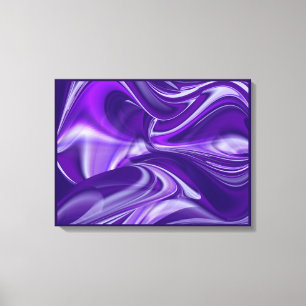 Lila Träume, abstrakte Fantasy-Regenbogen-Kunst Leinwanddruck