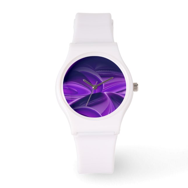 Lila Träume Armbanduhr (Vorderseite)