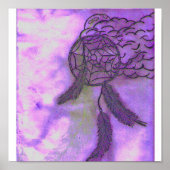 lila Traumfang Poster (Vorne)