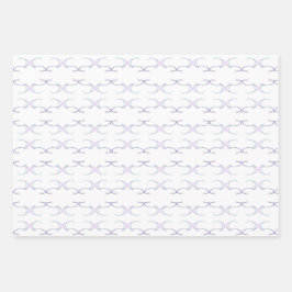 Lila Traumprofil Geschenkpapier Set