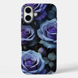 Lila Traumrosen iPhone 16 Plus Hülle