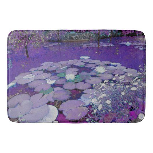 Lila Traumsee Badematte (Vorderseite)