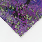 Lila Traumsee Fleecedecke (Ecke)