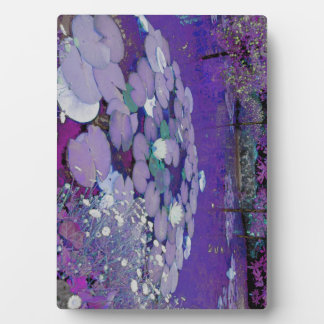 Lila Traumsee Fotoplatte