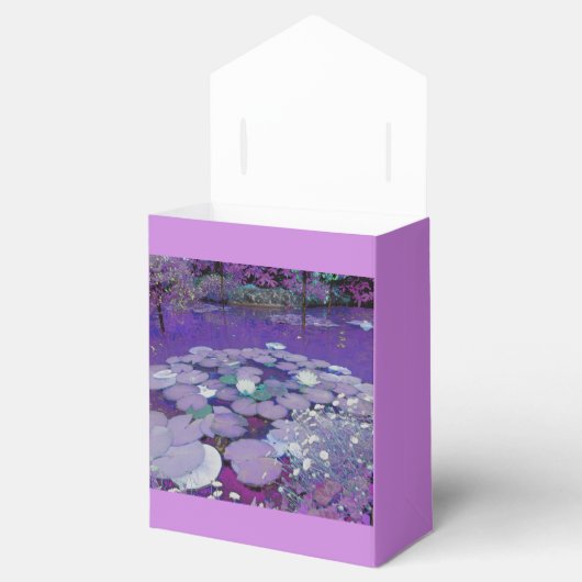 Lila Traumsee Geschenkschachtel (Geöffnet)