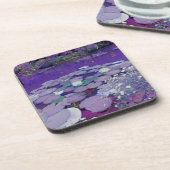 Lila Traumsee Getränkeuntersetzer (Linke Seite)