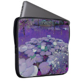 Lila Traumsee Laptopschutzhülle (Vorne Rechts)