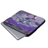 Lila Traumsee Laptopschutzhülle (Vorne Knopf)