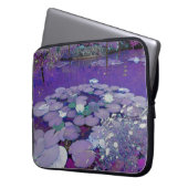 Lila Traumsee Laptopschutzhülle (Vorderseite Links)