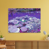 Lila Traumsee Leinwanddruck (Insitu (Wohnzimmer))
