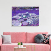 Lila Traumsee Leinwanddruck (Insitu (Wohnzimmer))